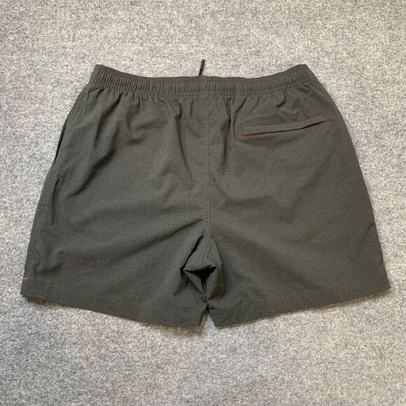 Chubbies Shorts Mens M Medium Charcoal Grey Mid Rise Elastic Waist Stretch Swim - Picture 9 of 13
